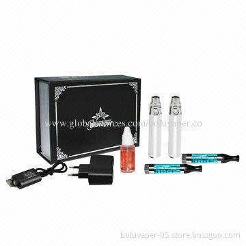 Standard Gift Box E-cigarettes Huge Vapor Kit with Giant Clearomizer and Variable Voltage Battery